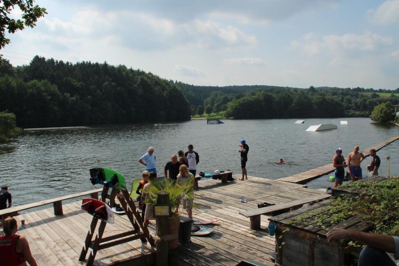 Ferienhaus "Baeren Ecke" Am See Im Bergland Кирххайм Экстерьер фото
